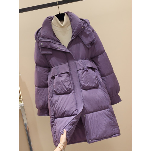 羽絨棉衣棉服女2025年新款冬季加厚保暖外套中長款黑色東北大棉襖 羽絨棉衣棉服女2025年新款冬季加厚保暖外套中長款黑色東北大棉襖