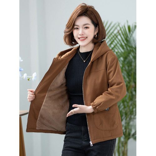 中老年女小棉襖外套大碼新款冬裝洋氣加絨加厚胖媽媽棉衣棉服50嵗 中老年女小棉襖外套大碼新款冬裝洋氣加絨加厚胖媽媽棉衣棉服50嵗