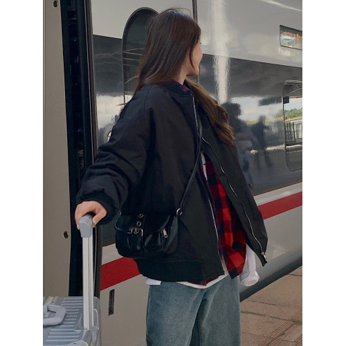 棒球服棉服女2024年新款加厚棉衣外套飛行夾克小衆秋冬季夾棉棉襖 棒球服棉服女2024年新款加厚棉衣外套飛行夾克小衆秋冬季夾棉棉襖