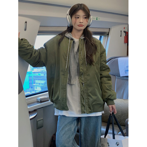 棒球服棉服女2024年新款加厚棉衣外套飛行夾克小衆秋冬季夾棉棉襖 棒球服棉服女2024年新款加厚棉衣外套飛行夾克小衆秋冬季夾棉棉襖