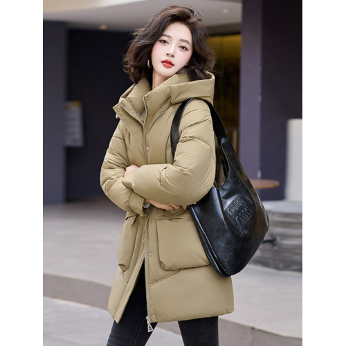 帽可拆大口袋不起駝時尚百搭加厚顯瘦羽絨棉外搭女士大碼活帽棉衣 帽可拆大口袋不起駝時尚百搭加厚顯瘦羽絨棉外搭女士大碼活帽棉衣