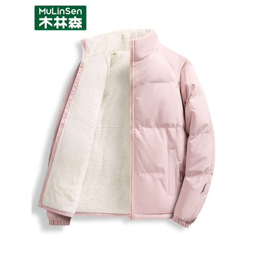 木林森棉衣棉服女外套2025新款冬季小個子寬松保暖加絨加厚棉襖女