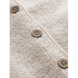 春秋季羊羔毛絨馬甲女2025米白小個子寬松坎肩短款背心薄款冬外套