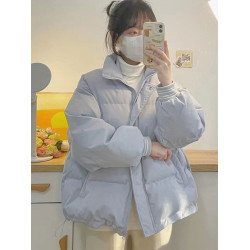 12-15嵗初中高中學生加厚外套13少女大童冬季保暖韓版羽絨棉服女