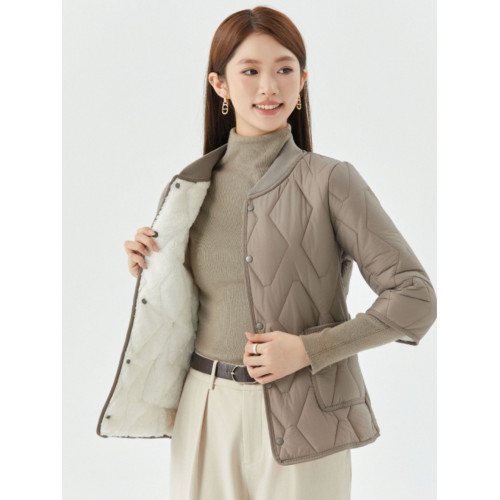 秋冬保暖加絨七分短袖棉衣中袖內膽女款中老年媽媽外套棉服上衣 秋冬保暖加絨七分短袖棉衣中袖內膽女款中老年媽媽外套棉服上衣