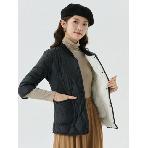 秋冬保暖加絨七分短袖棉衣中袖內膽女款中老年媽媽外套棉服上衣 秋冬保暖加絨七分短袖棉衣中袖內膽女款中老年媽媽外套棉服上衣