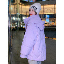 oversize麵包服短款羽絨棉衣棉服女2025年新款潮秋冬季外套厚棉襖