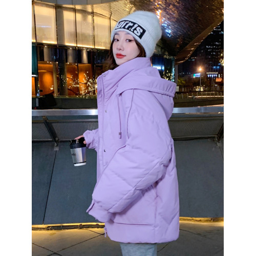 oversize麵包服短款羽絨棉衣棉服女2025年新款潮秋冬季外套厚棉襖