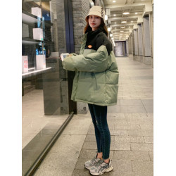 oversize麵包服短款羽絨棉衣棉服女2025年新款潮秋冬季外套厚棉襖