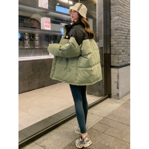 oversize麵包服短款羽絨棉衣棉服女2025年新款潮秋冬季外套厚棉襖 oversize麵包服短款羽絨棉衣棉服女2025年新款潮秋冬季外套厚棉襖