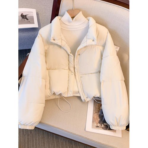 羽絨棉服2025秋冬季外套女新款小個子麵包服韓系穿搭短款棉衣棉襖