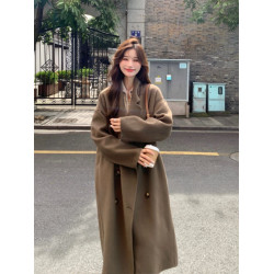 深冬呢子大衣女入冬季2025新款毛呢外套小個子獨特超好看加厚韓系