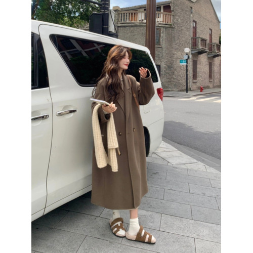 深冬呢子大衣女入冬季2025新款毛呢外套小個子獨特超好看加厚韓系 深冬呢子大衣女入冬季2025新款毛呢外套小個子獨特超好看加厚韓系