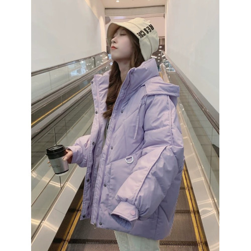 oversize麵包服短款羽絨棉衣棉服女2025年新款潮秋冬季外套厚棉襖