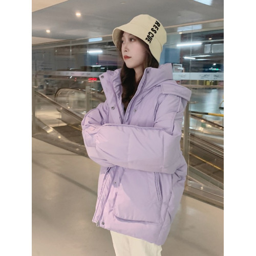 oversize麵包服短款羽絨棉衣棉服女2025年新款潮秋冬季外套厚棉襖