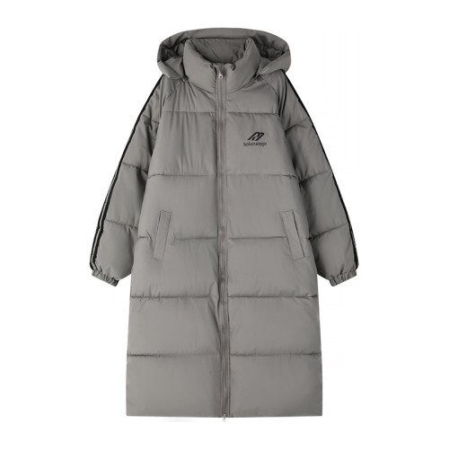 新款保暖棉服女士冬長款過膝韓系寬松三條杠棉襖oversize大碼外套 新款保暖棉服女士冬長款過膝韓系寬松三條杠棉襖oversize大碼外套