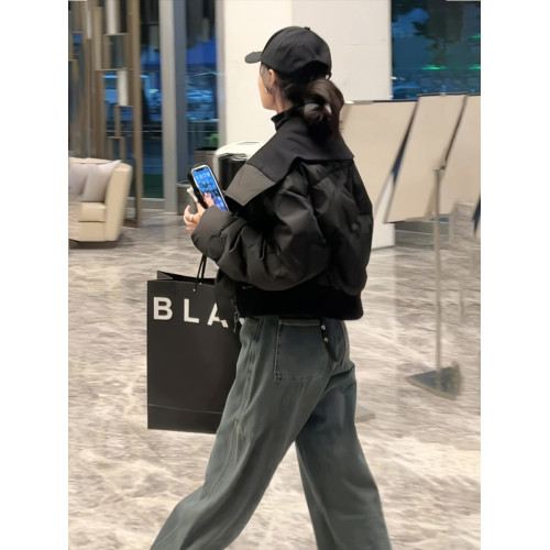 大翻領寬松休閒外套2025冬季新款ins韓版羽絨棉服短款上衣短外套 大翻領寬松休閒外套2025冬季新款ins韓版羽絨棉服短款上衣短外套