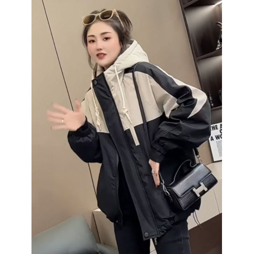 大碼胖mm歐貨夾棉外套棉服女冬季新款寬松連帽派克服沖鋒衣棒球服 大碼胖mm歐貨夾棉外套棉服女冬季新款寬松連帽派克服沖鋒衣棒球服