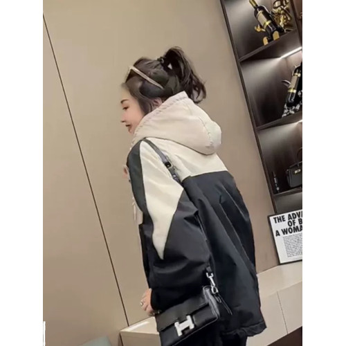 大碼胖mm歐貨夾棉外套棉服女冬季新款寬松連帽派克服沖鋒衣棒球服 大碼胖mm歐貨夾棉外套棉服女冬季新款寬松連帽派克服沖鋒衣棒球服
