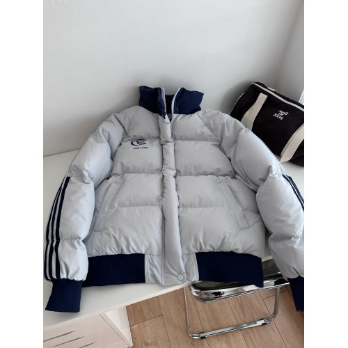 國潮牌拼色側條紋羽絨棉服女冬季新款加厚情侶寬松保暖麵包服外套 國潮牌拼色側條紋羽絨棉服女冬季新款加厚情侶寬松保暖麵包服外套