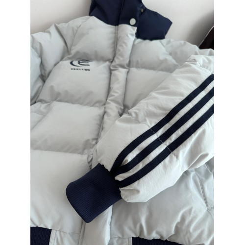 國潮牌拼色側條紋羽絨棉服女冬季新款加厚情侶寬松保暖麵包服外套 國潮牌拼色側條紋羽絨棉服女冬季新款加厚情侶寬松保暖麵包服外套