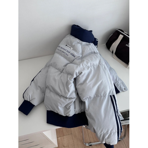 國潮牌拼色側條紋羽絨棉服女冬季新款加厚情侶寬松保暖麵包服外套 國潮牌拼色側條紋羽絨棉服女冬季新款加厚情侶寬松保暖麵包服外套