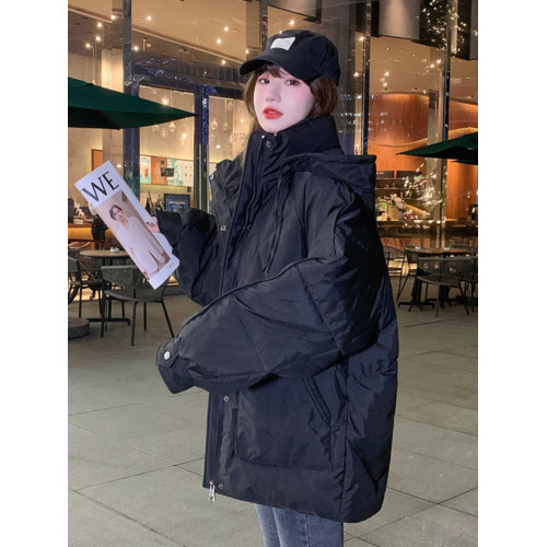 oversize麵包服短款羽絨棉衣棉服女2025年新款潮秋冬季外套厚棉襖