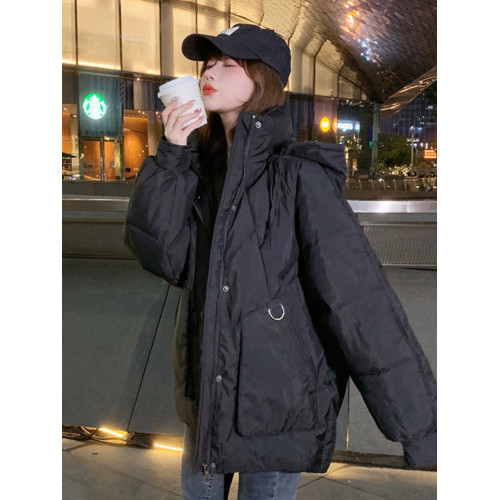 oversize麵包服短款羽絨棉衣棉服女2025年新款潮秋冬季外套厚棉襖