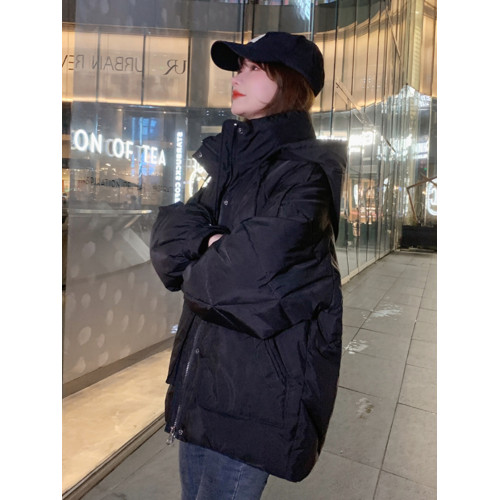 oversize麵包服短款羽絨棉衣棉服女2025年新款潮秋冬季外套厚棉襖