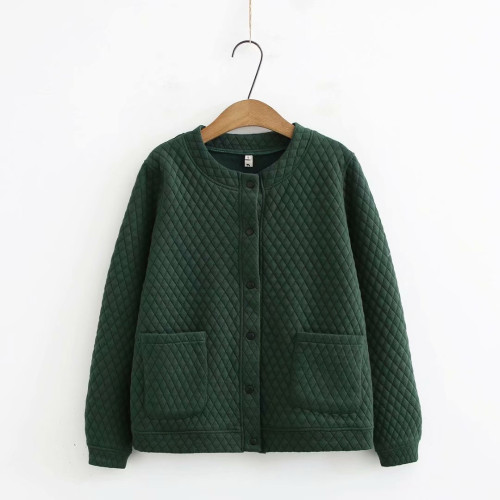 中年媽媽裝棉衣內膽女2025秋冬款長袖保暖夾棉外套大碼女裝薄棉服 中年媽媽裝棉衣內膽女2025秋冬款長袖保暖夾棉外套大碼女裝薄棉服