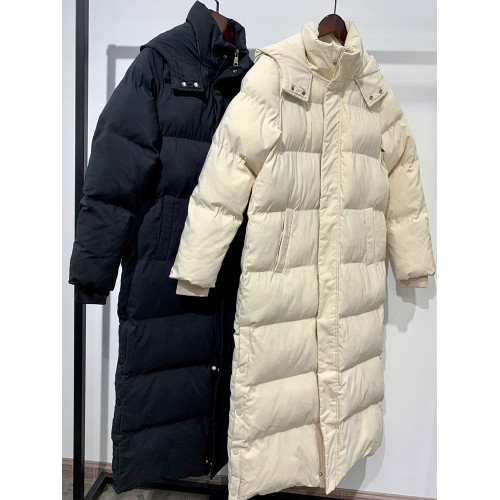 棉服女2025新款羽絨棉衣韓版寬鬆加厚百搭棉襖超長款過膝冬季外套