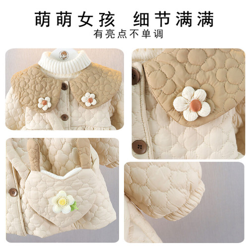 女2童加絨小棉衣周嵗1女寶寶外套3兒2童棉服洋氣冬裝嬰兒棉襖外出 女2童加絨小棉衣周嵗1女寶寶外套3兒2童棉服洋氣冬裝嬰兒棉襖外出