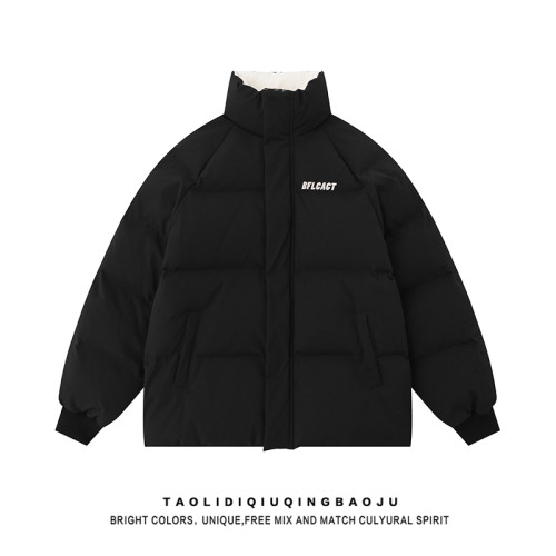 燈芯絨棉服外套女冬季保暖棉襖多巴胺國潮牌休閒情侶加厚防寒棉衣