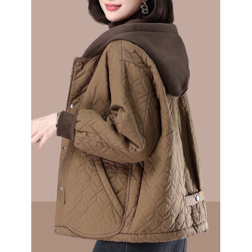 2025新款冬季寬松加絨加厚設計感連帽棉衣棉襖外套大碼胖mm棉服女 2025新款冬季寬松加絨加厚設計感連帽棉衣棉襖外套大碼胖mm棉服女