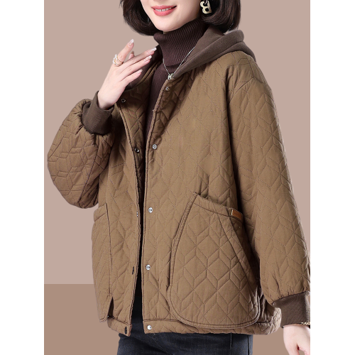 2025新款冬季寬松加絨加厚設計感連帽棉衣棉襖外套大碼胖mm棉服女 2025新款冬季寬松加絨加厚設計感連帽棉衣棉襖外套大碼胖mm棉服女