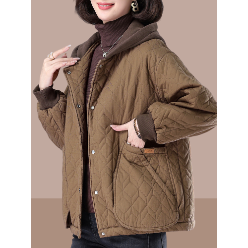 2025新款冬季寬松加絨加厚設計感連帽棉衣棉襖外套大碼胖mm棉服女 2025新款冬季寬松加絨加厚設計感連帽棉衣棉襖外套大碼胖mm棉服女