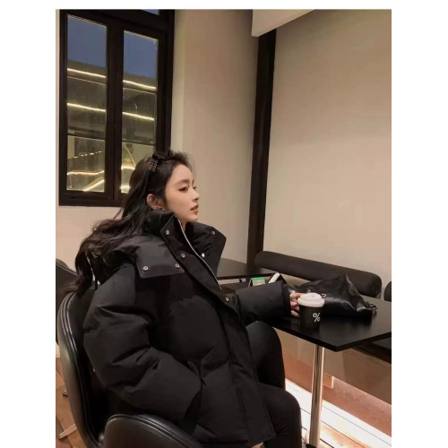 2025新款羽絨棉服女短款加厚保暖連帽棉襖外套寬松小個子麵包服潮 2025新款羽絨棉服女短款加厚保暖連帽棉襖外套寬松小個子麵包服潮