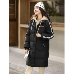 中長款棉服女2025年冬季新款oversize學生情侶麵包服棉襖加厚外套