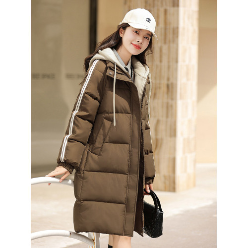 中長款棉服女2025年冬季新款oversize學生情侶麵包服棉襖加厚外套