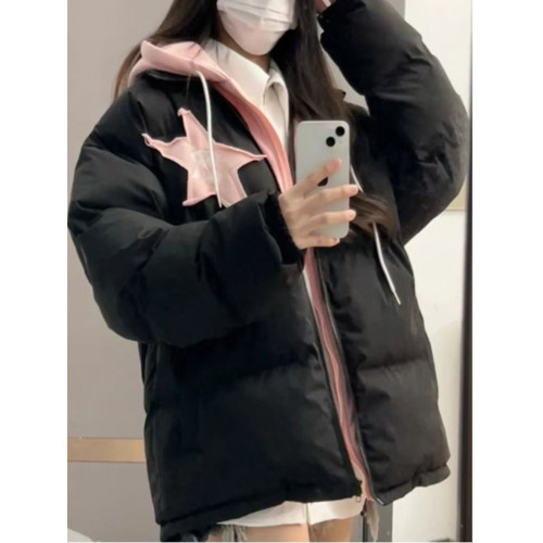 初中學生羽絨服女2025年冬季新款高中生寬松加厚可愛少女棉服外套 初中學生羽絨服女2025年冬季新款高中生寬松加厚可愛少女棉服外套