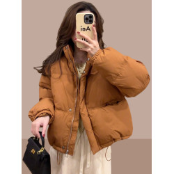 小個子羽絨棉服女短款2025冬季新款韓版寬松爆款麵包服夾棉外套女