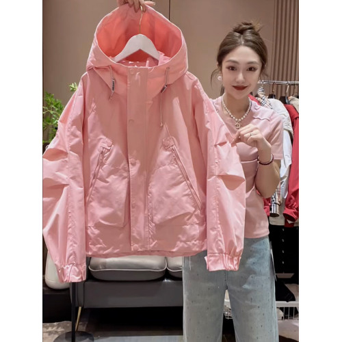 二棉沖鋒衣外套女短款2025春秋新款爆款薄棉小個子休閒風衣夾克 二棉沖鋒衣外套女短款2025春秋新款爆款薄棉小個子休閒風衣夾克