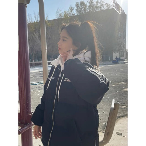 國潮牌韓系穿搭三條杠羽絨外套女款冬季oversize加厚棉衣棉服棉襖 國潮牌韓系穿搭三條杠羽絨外套女款冬季oversize加厚棉衣棉服棉襖