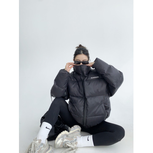 廢柴冬季美式小衆小個子羽絨棉棉服寬松加厚短款肯豆黑色棉衣女潮 廢柴冬季美式小衆小個子羽絨棉棉服寬松加厚短款肯豆黑色棉衣女潮