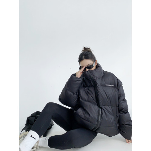 廢柴冬季美式小衆小個子羽絨棉棉服寬松加厚短款肯豆黑色棉衣女潮 廢柴冬季美式小衆小個子羽絨棉棉服寬松加厚短款肯豆黑色棉衣女潮