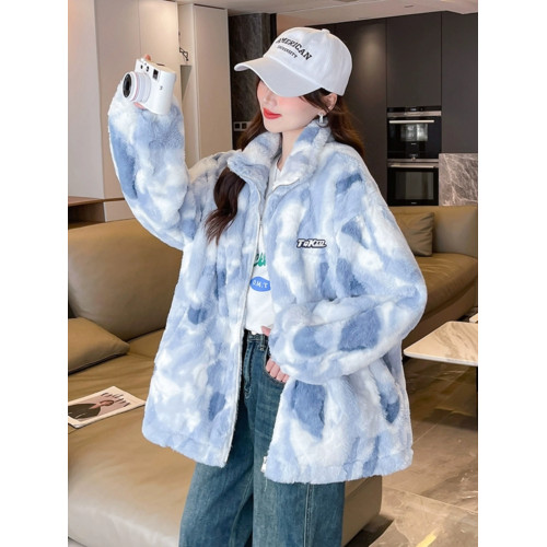 羊羔毛棉衣女秋冬季毛絨外套2025新款初高中學生加絨加厚毛毛棉服 羊羔毛棉衣女秋冬季毛絨外套2025新款初高中學生加絨加厚毛毛棉服