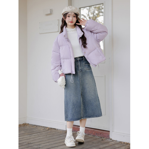 帛卡琪2025冬季新款立領加厚保暖棉衣女韓版輕薄羽絨棉服短款外套