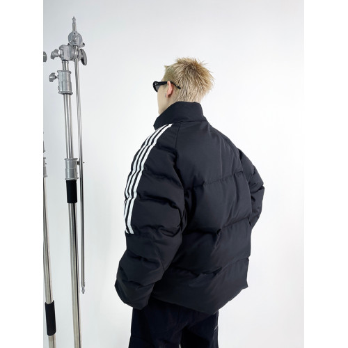 三條杠情侶羽絨棉服女2025新款冬季韓系寬松百搭加厚棉襖小個子潮 三條杠情侶羽絨棉服女2025新款冬季韓系寬松百搭加厚棉襖小個子潮