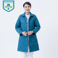 護士棉衣加厚可拆醫生棉襖冬季值班外穿外套棉服防寒羽絨長袖半袖