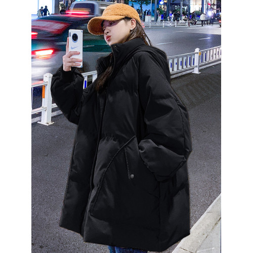300斤特大碼女裝羽絨棉服女冬季設計感韓版寬松百搭加厚工裝棉衣 300斤特大碼女裝羽絨棉服女冬季設計感韓版寬松百搭加厚工裝棉衣